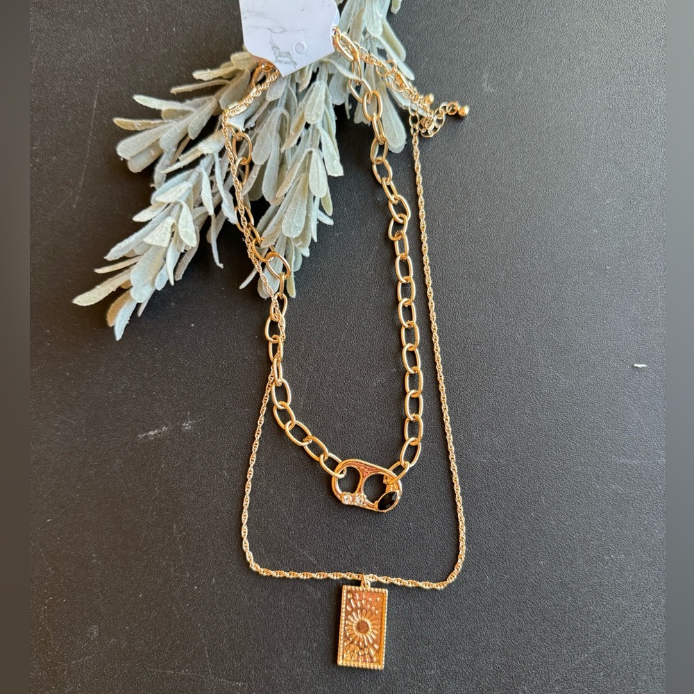 Double layer necklace